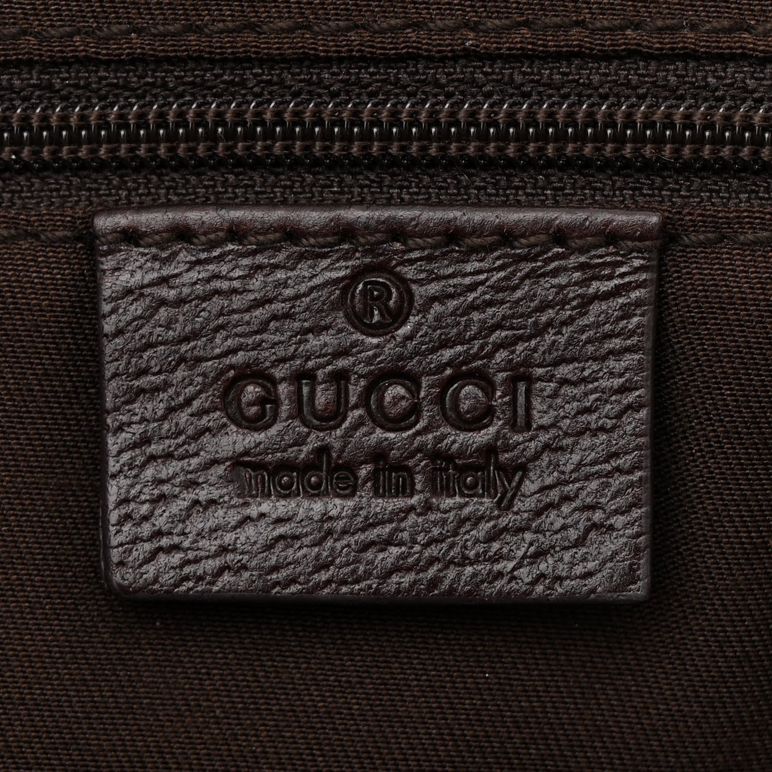 Gucci Monogram Small Princy Satchel Dark Brown 6 of 11