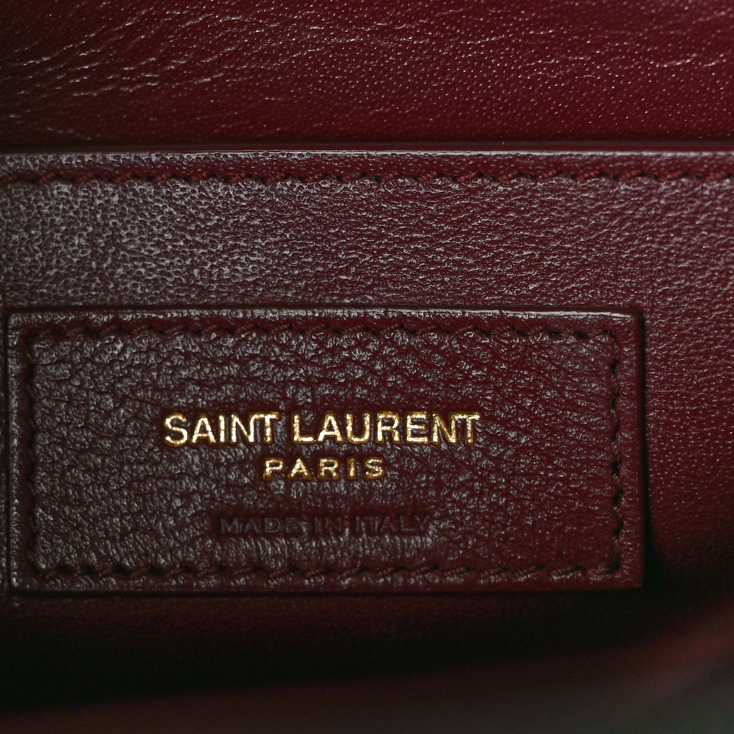 Saint Laurent Grain de Poudre Medium Classic Monogram Cassandra Top Handle Black Rouge Legion 7 of 13