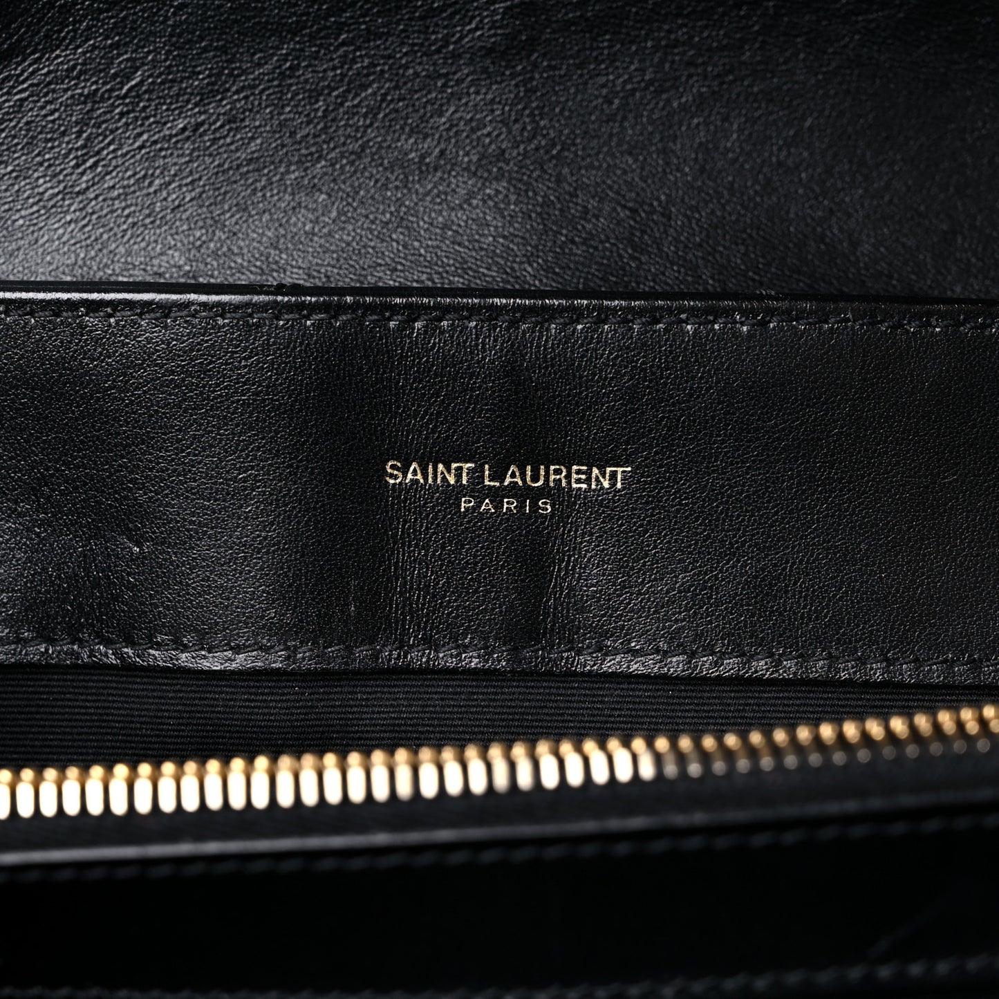 Calfskin Y Quilted Monogram Medium Loulou Chain Satchel Black