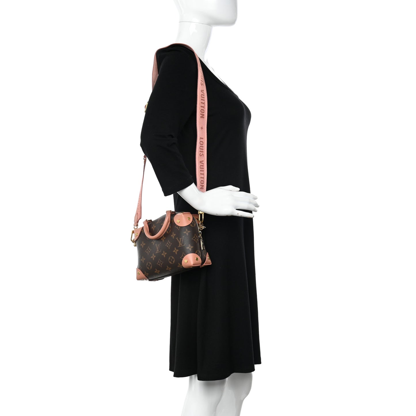 Monogram Petite Malle Souple Peach