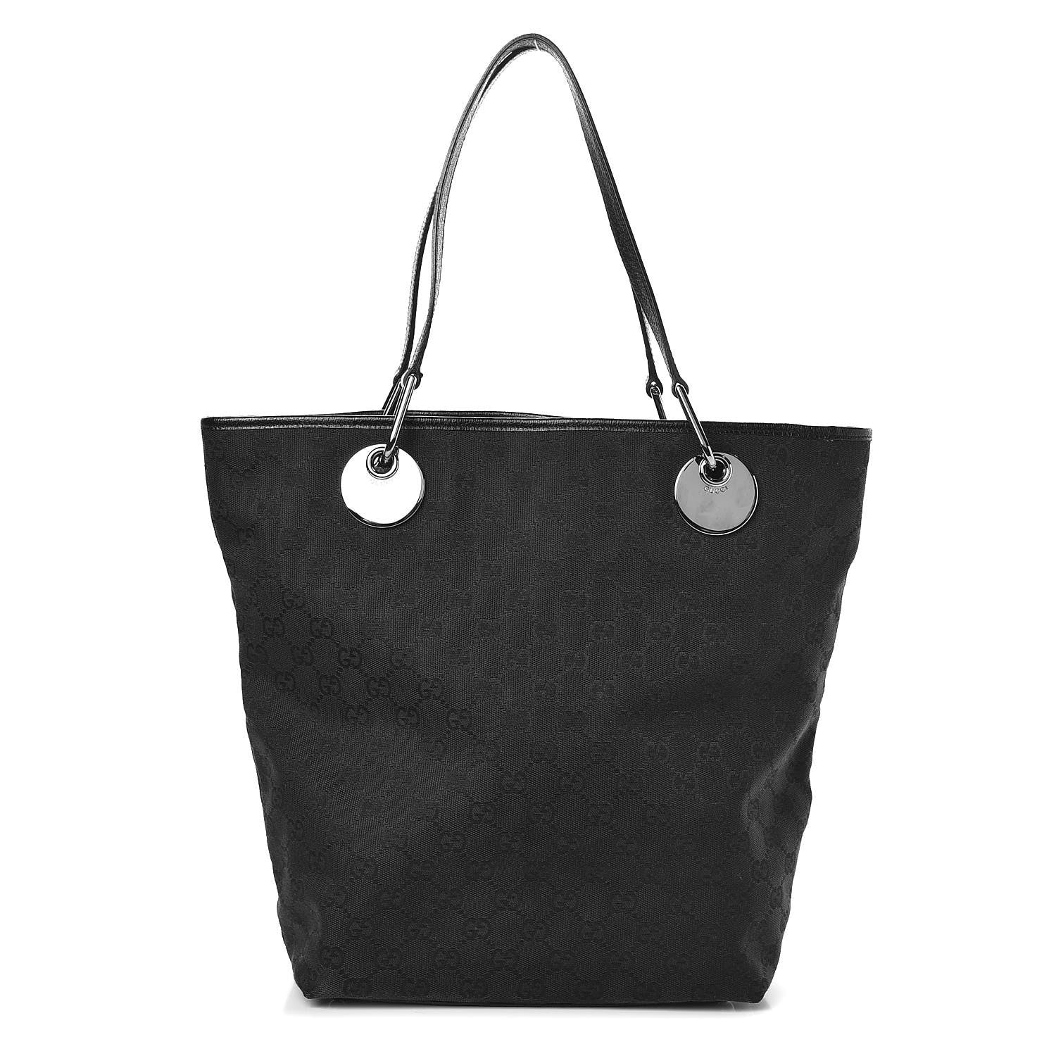 Gucci Monogram Large Eclipse Tote Black 1 of 7