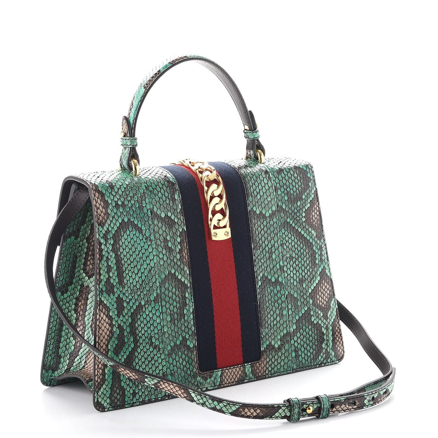 Python Medium Sylvie Top Handle Light Green