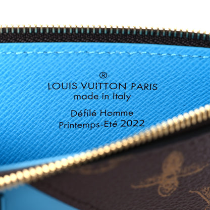 Louis Vuitton Monogram Vintage Calfskin Trunk L'œil Coin Card Holder 6 of 8
