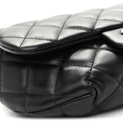 Chanel Calfskin Quilted CC Uniform Flap Belt Bag Black 9 of 10