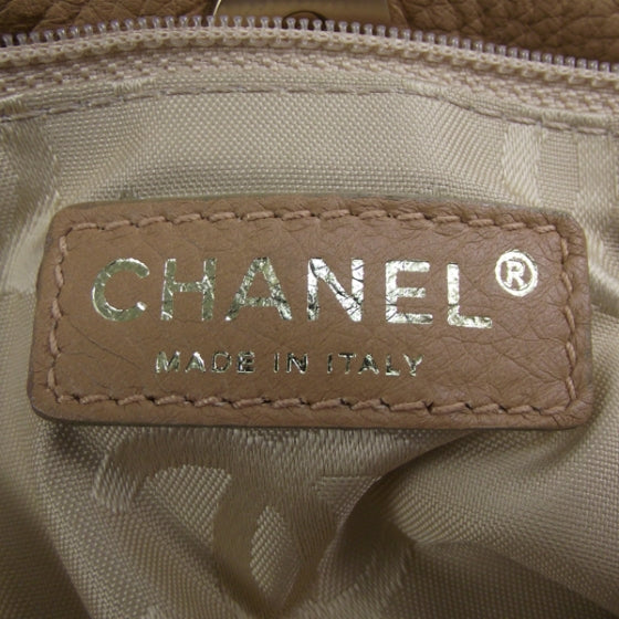 Leather CC Tote Beige