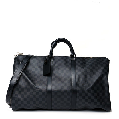 Louis Vuitton Damier Graphite Keepall Bandouliere 55 1 of 13