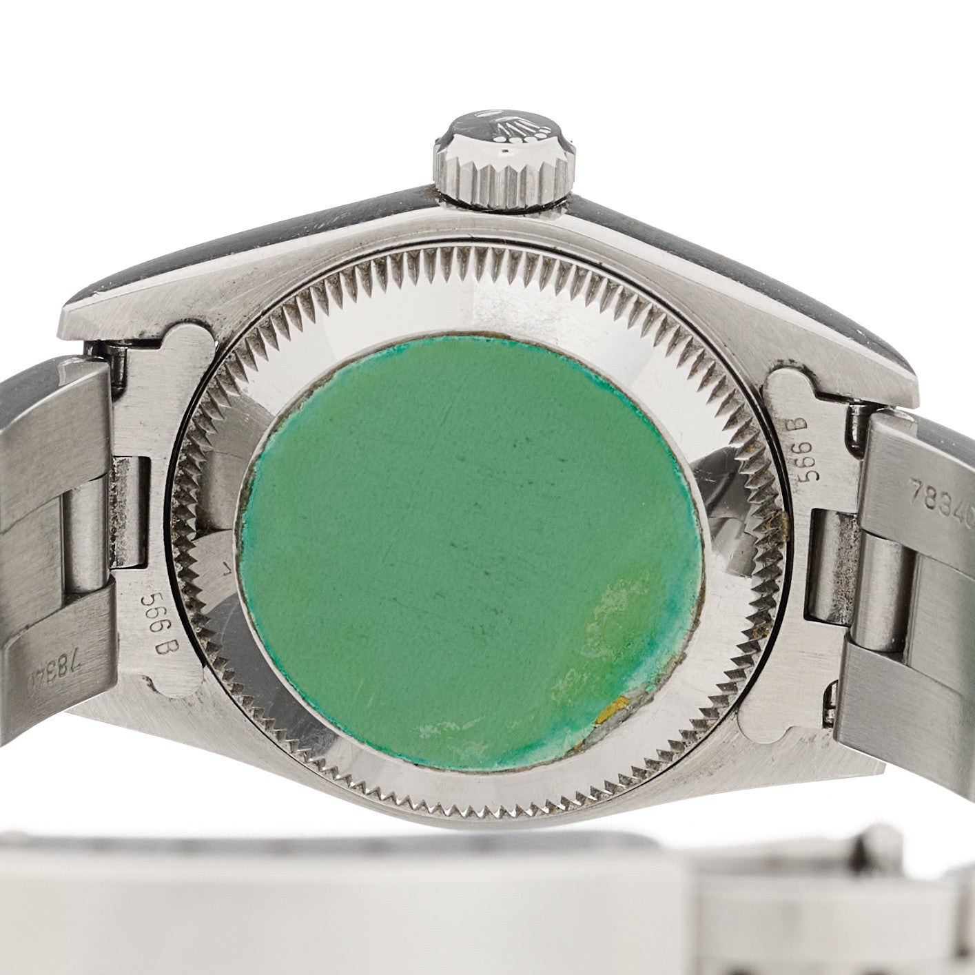 Stainless Steel 24mm Oyster Perpetual Watch Black 67180