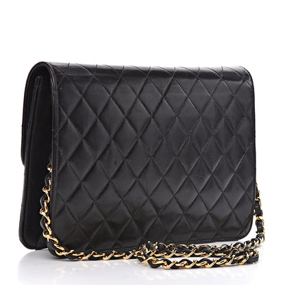 Chanel Lambskin Quilted Medium Single Flap Black 3 of 21