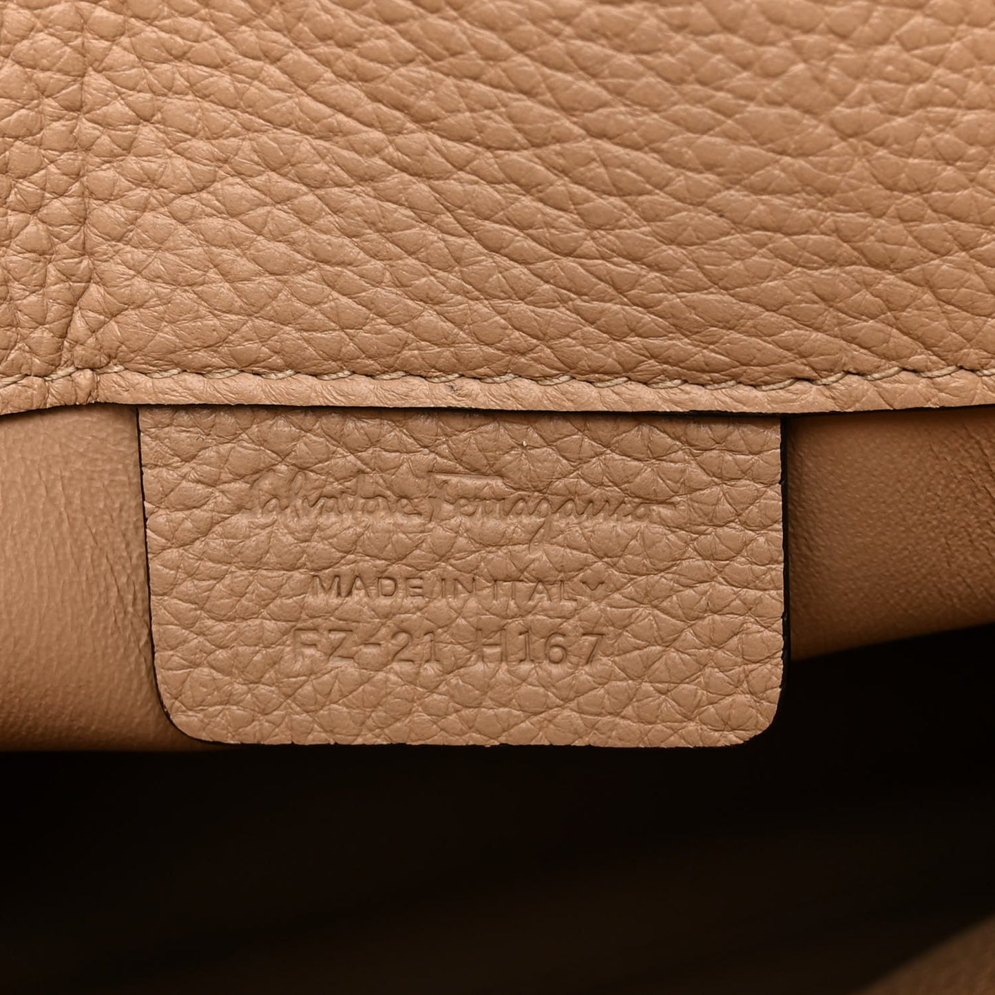 Calfskin The Studio Bag Almond