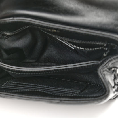 Saint Laurent Calfskin Y Quilted Monogram Toy Loulou Crossbody Bag Black 5 of 12