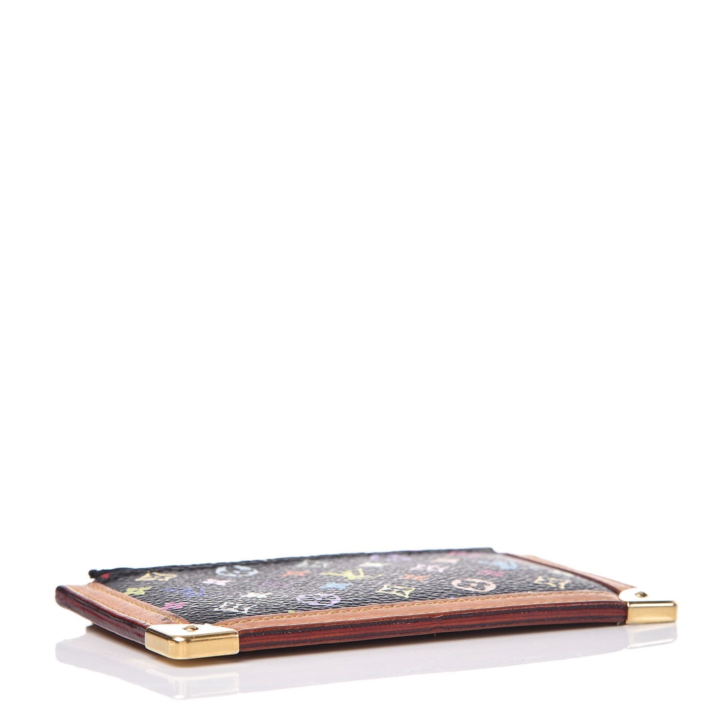 Monogram Multicolor Key Pouch Black