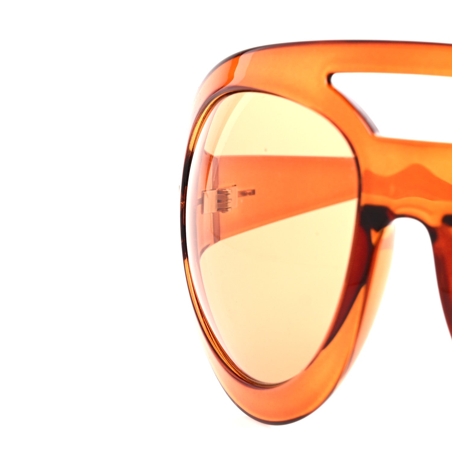 Tom Ford Acetate Serena Sunglasses Transparent Amber 1453885