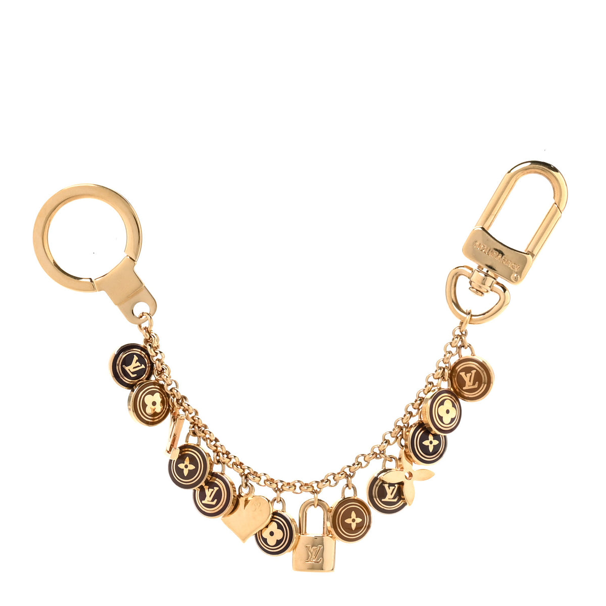 Louis Vuitton Pastilles Key Chain Bag Charm Brown 1 of 3