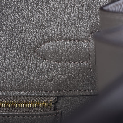 Hermes Togo Birkin 35 Etain 32 of 37