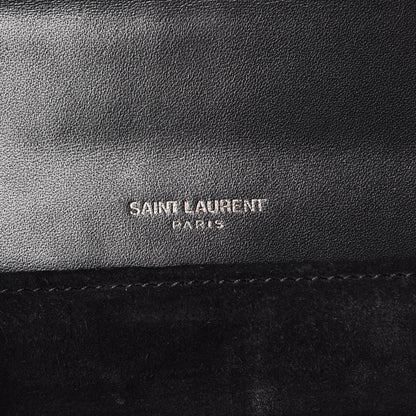 Saint Laurent Shiny Soft Calfskin Anguille Medium Bellechasse Black 7 of 10