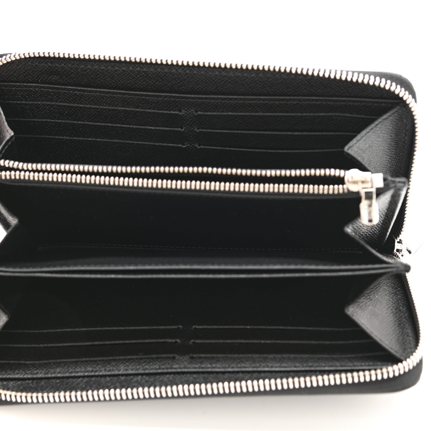 Louis Vuitton Epi Zippy Wallet Black 4 of 10