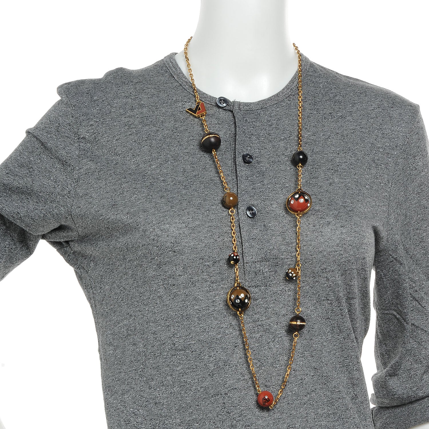 Louis Vuitton Magnetic Sautoir Necklace 2 of 6