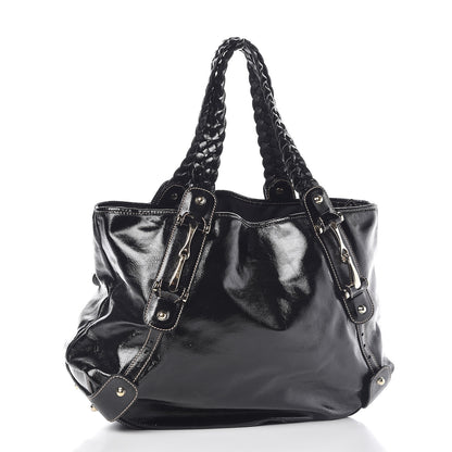 Gucci Patent Medium Pelham Shoulder Bag Black 3 of 11