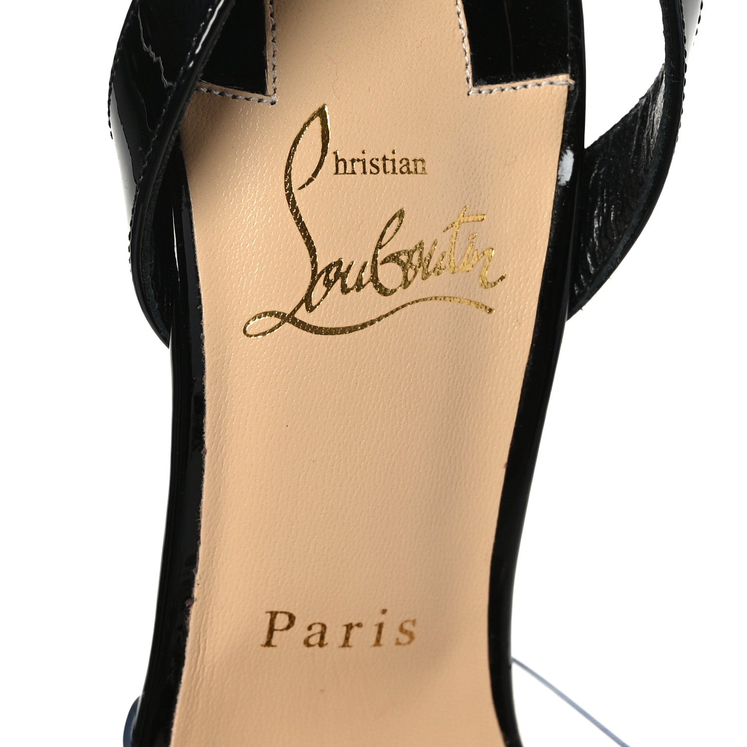 Christian Louboutin PVC Patent Psychic Spikaqueen 100 Pumps 39 Black 6 of 7