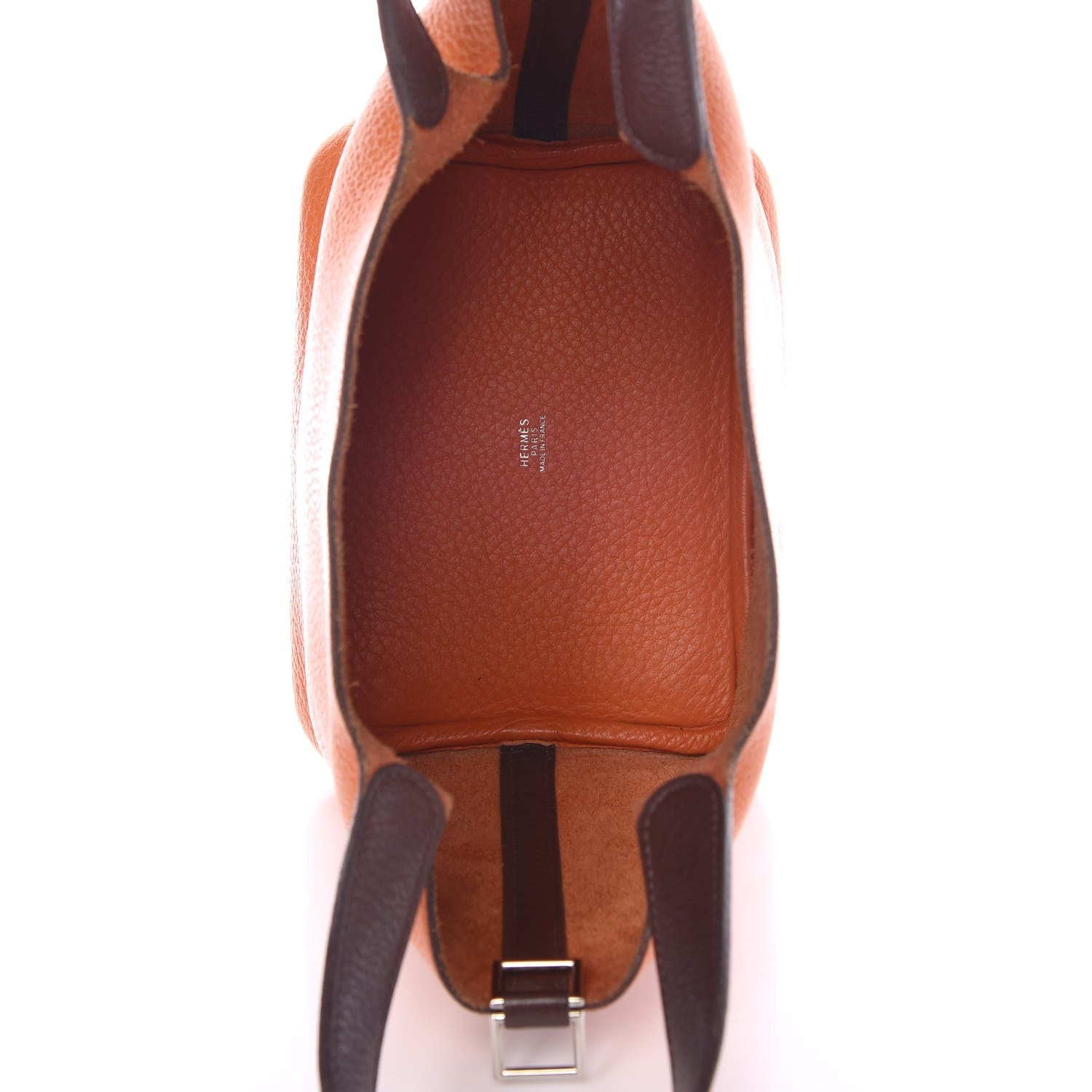 Hermes Taurillon Clemence Picotin 18 PM Orange H Havane 5 of 12