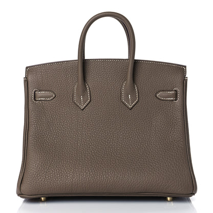 Hermes Togo Birkin 25 Etoupe 4 of 33