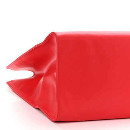 Telfar Vegan Leather Large Shopping Bag Red 9 of 12