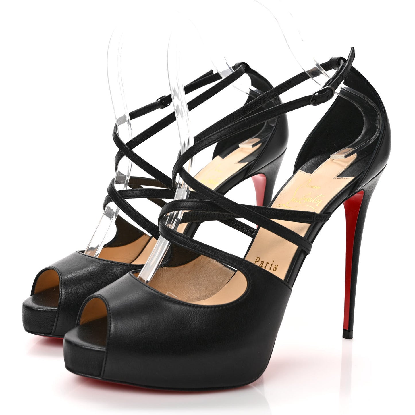 Nappa Holly Alta 120 Pumps 38 Black