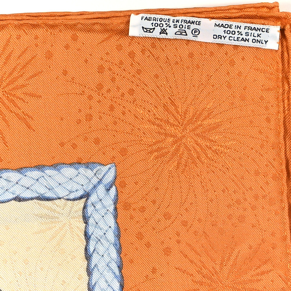 Hermes Jacquard Silk Jouvence Scarf 90 3 of 5