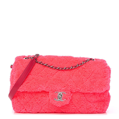 Chanel Lambskin Calfskin Mixed Fibers Quilted Medium Flap Pink 1 of 10