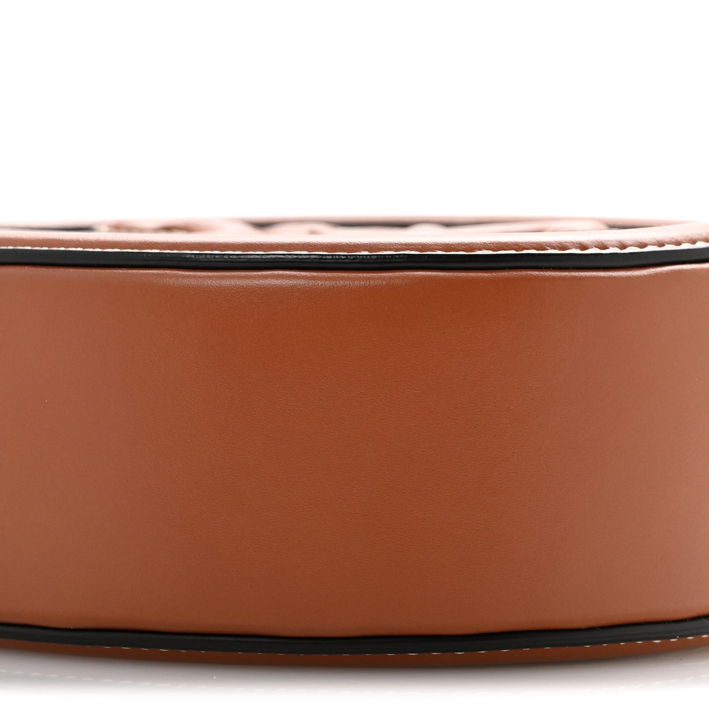 Smooth Calfskin Cuir Triomphe Oval Bag Tan
