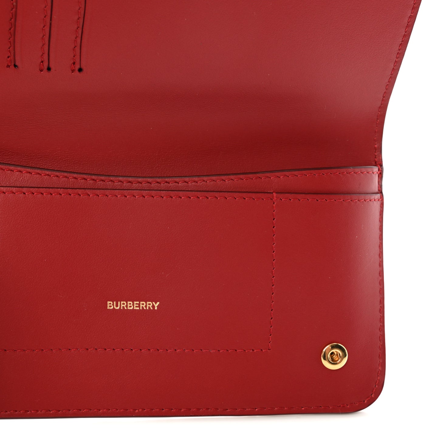 Marais Calfskin Rowe Continental Wallet Dark Carmine