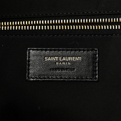 Saint Laurent Lambskin Quilted Maxi Icare Shopping Tote Black 7 of 10