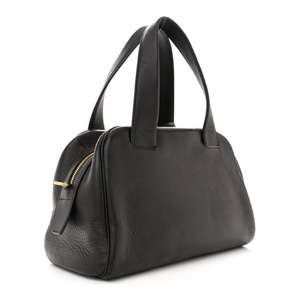 Prada Cervo Deerskin Tote Black 3 of 11