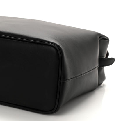 Celine Lambskin Small Soft Cube Satchel Black Burgundy 7 of 7