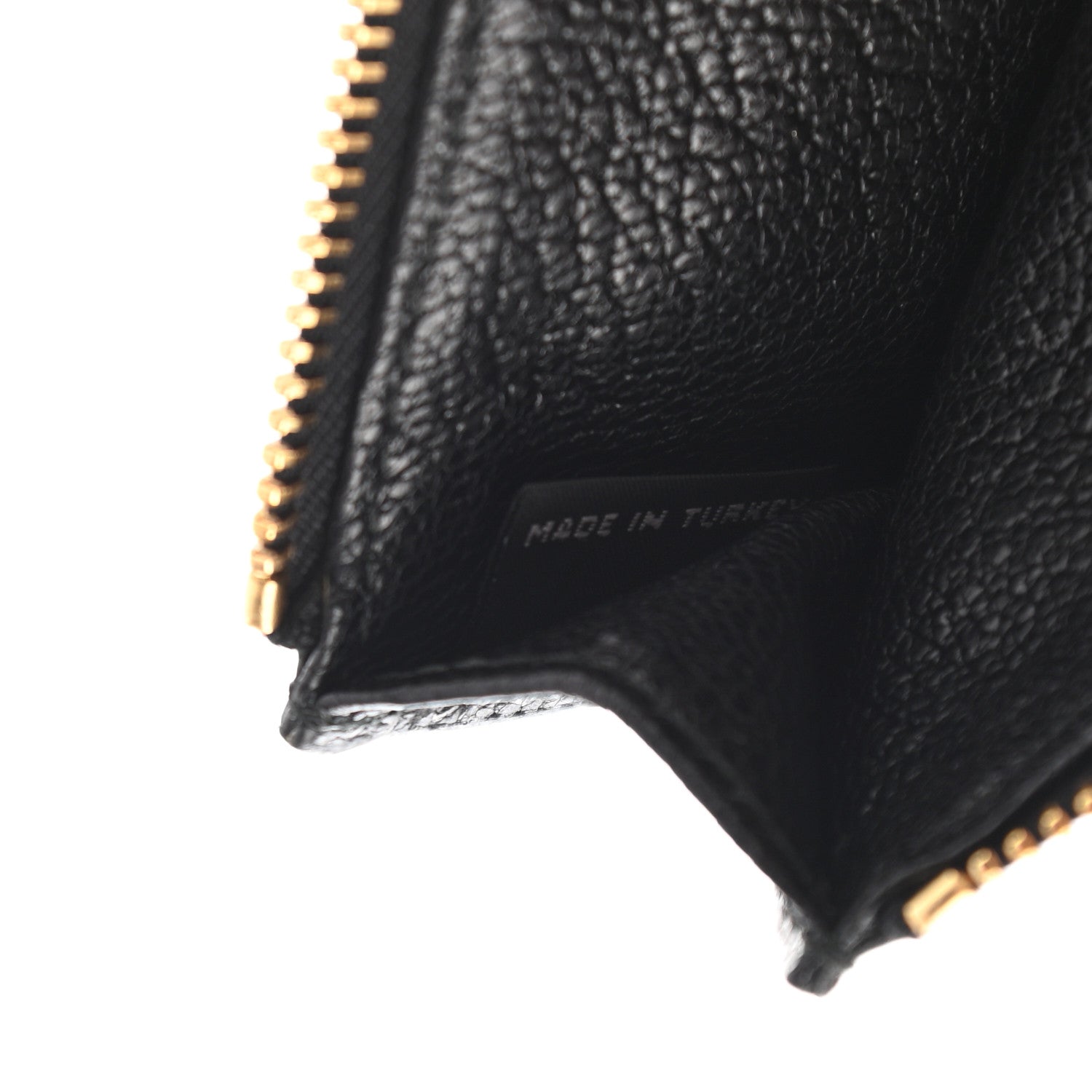 Miu Miu Madras Zip Card Case Black 7 of 8