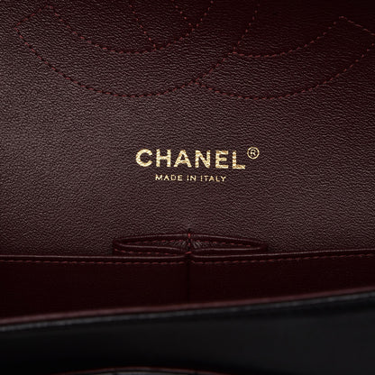 Chanel Lambskin Quilted Jumbo Double Flap Black 6 of 13