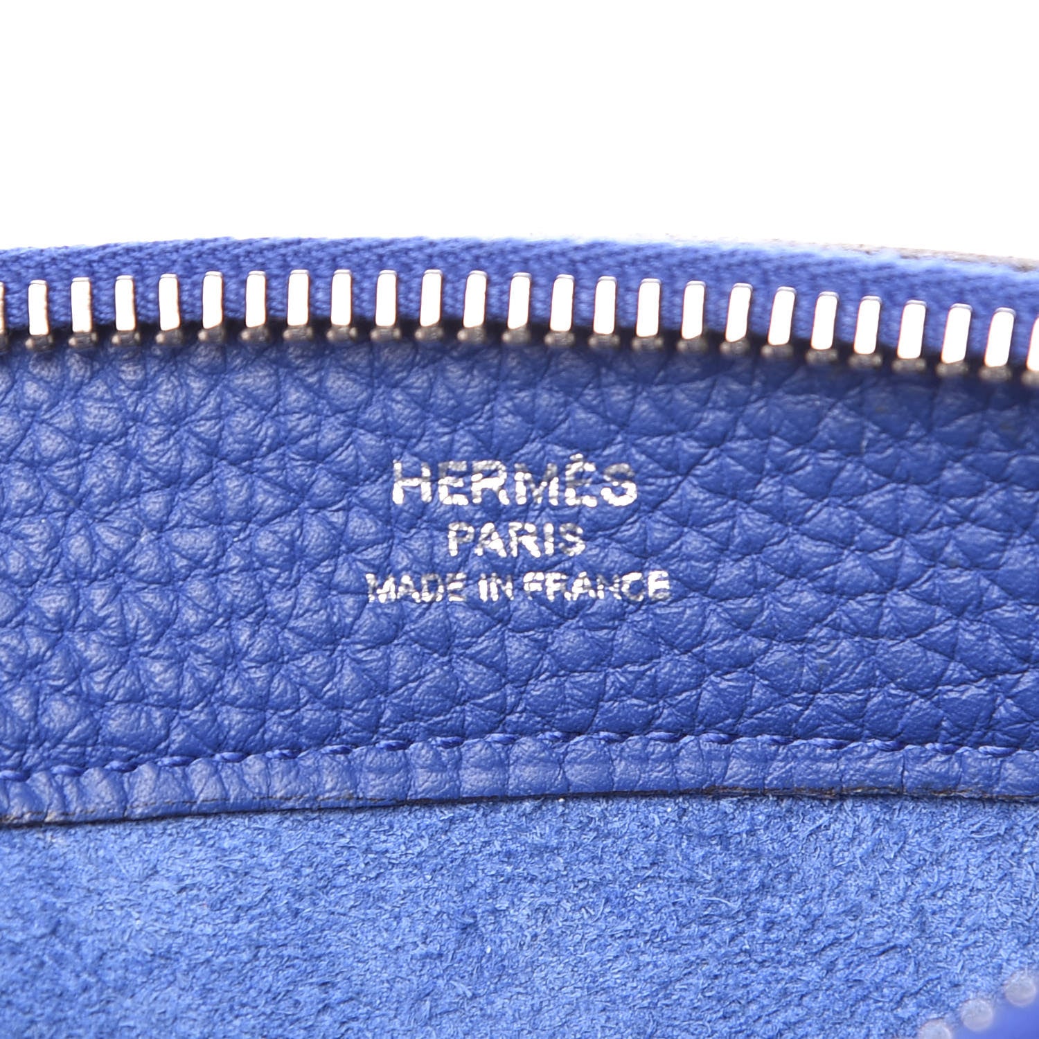 Hermes Togo Mini Bazar Pouch Bleu Electrique 6 of 9