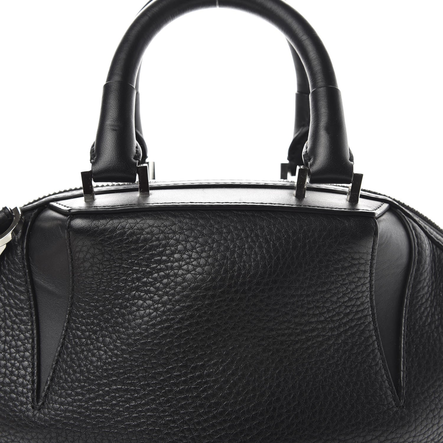 Alexander Wang Pebbled Calfskin Mini Emile Black Silver Hardware 9 of 10