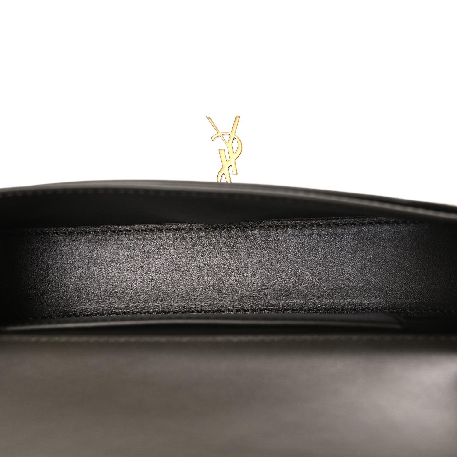 Saint Laurent Box Calfskin Mini Voltaire Shoulder Bag Urban Grey