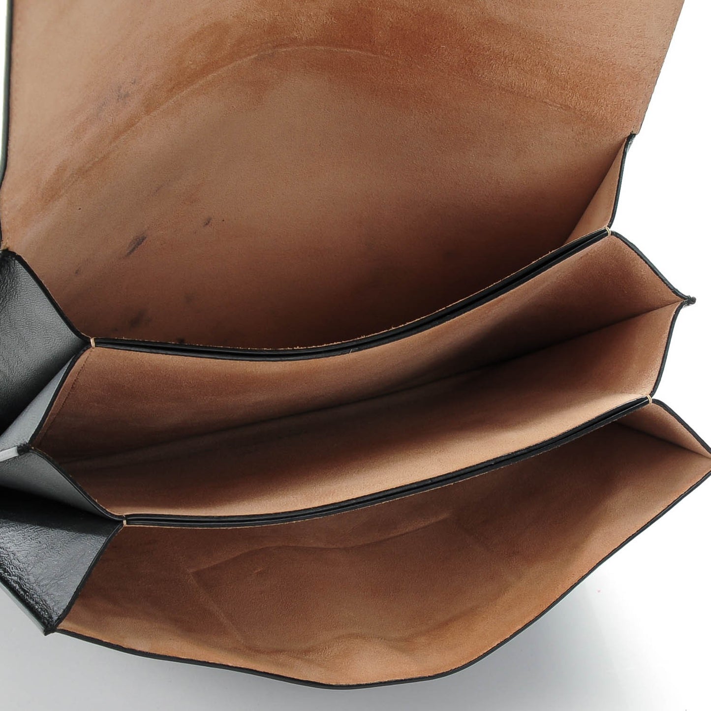 Smooth Lambskin iPad Folio Clutch Black
