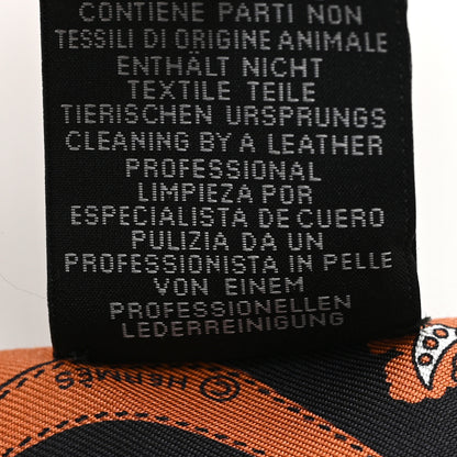 Hermes Silk Festival Des Amazones Bandana Fringed Barenia 4 of 4