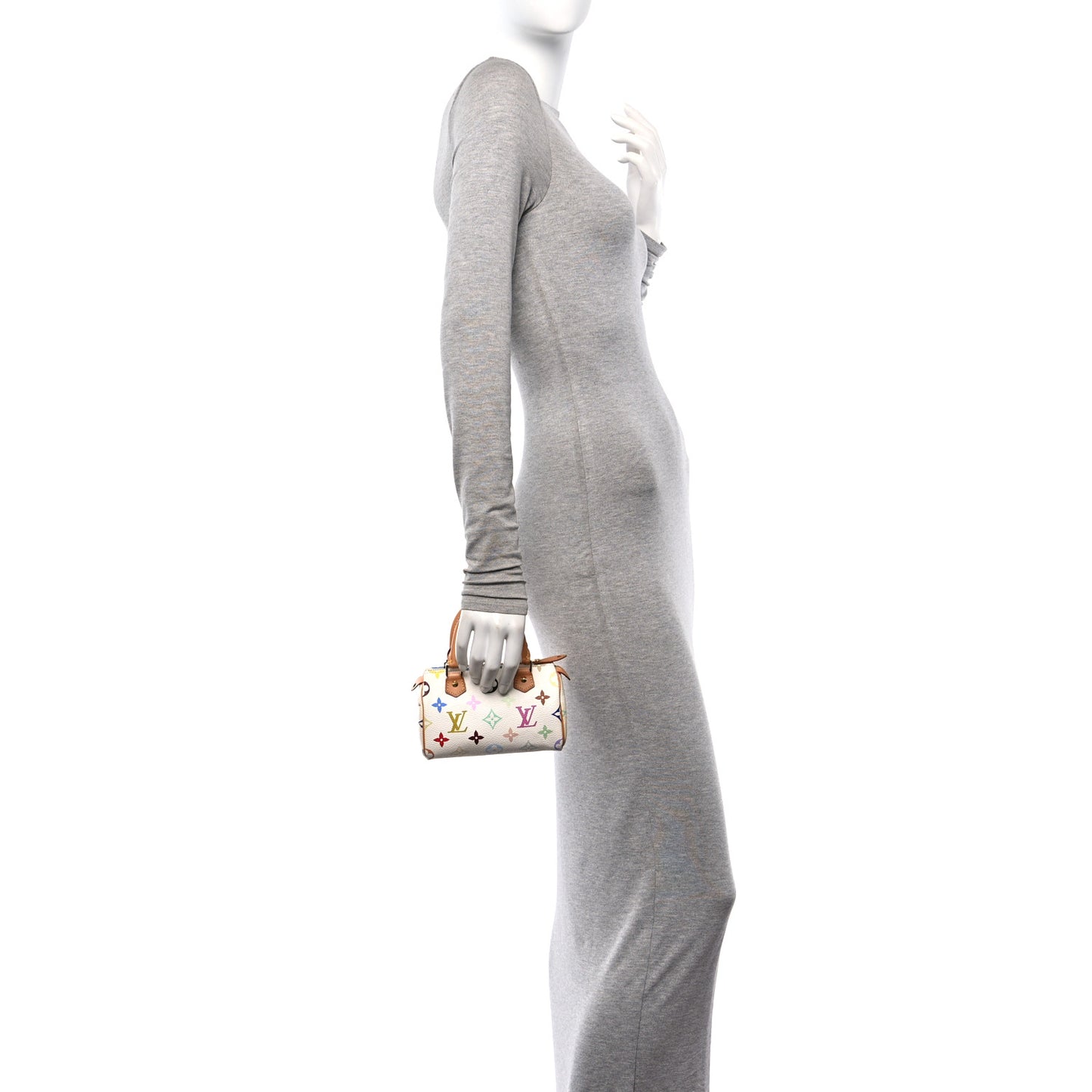 Monogram Multicolor Mini Sac HL Speedy White