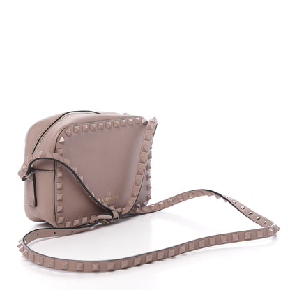 Valentino Garavani Calfskin Monochrome Rockstud Camera Crossbody Bag Poudre 3 of 10