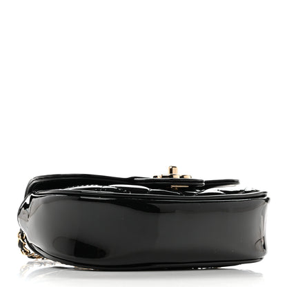 Chanel Patent Calfskin Quilted Mini Clutch Black 4 of 11