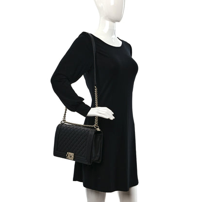 Chanel Caviar Quilted New Medium Boy Flap Black 2 of 10
