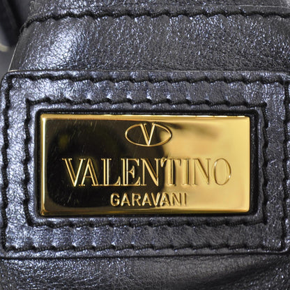 Valentino Garavani Leather Large Histoire Metallic 10 of 10