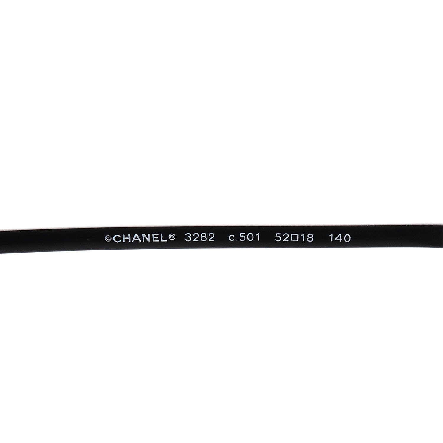 Chanel Acetate CC Eyeglass Frames 3282 Black 3 of 4
