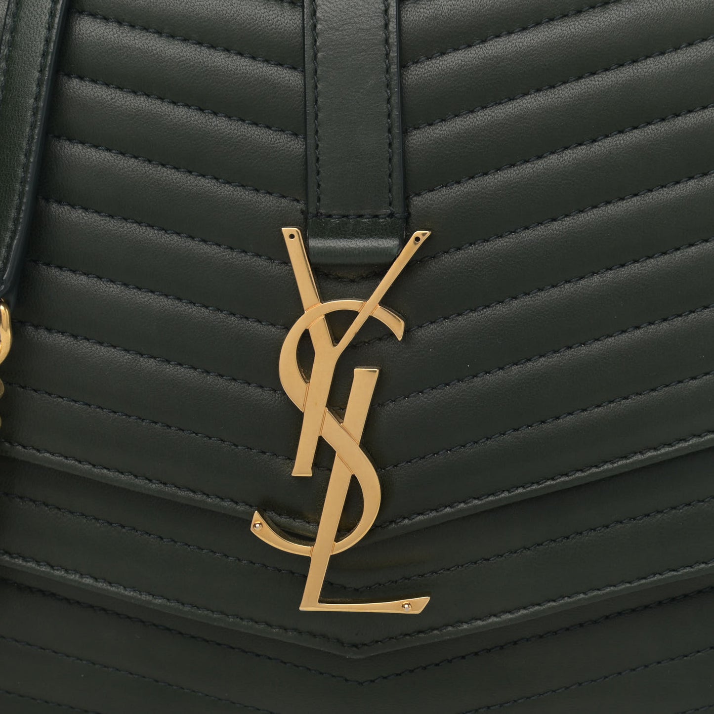 Lambskin Matelasse Chevron Monogram Medium Sulpice Bag Black