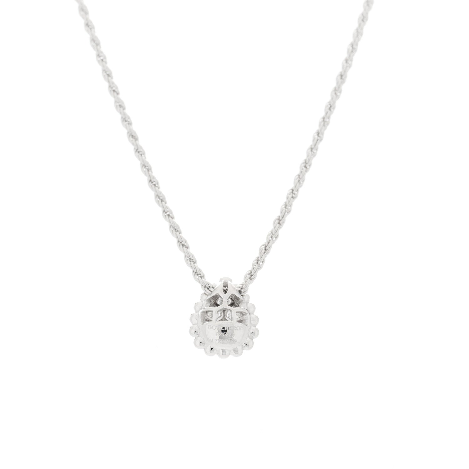 Boucheron 18K White Gold Diamond XS Serpent Boheme Necklace 4 of 4