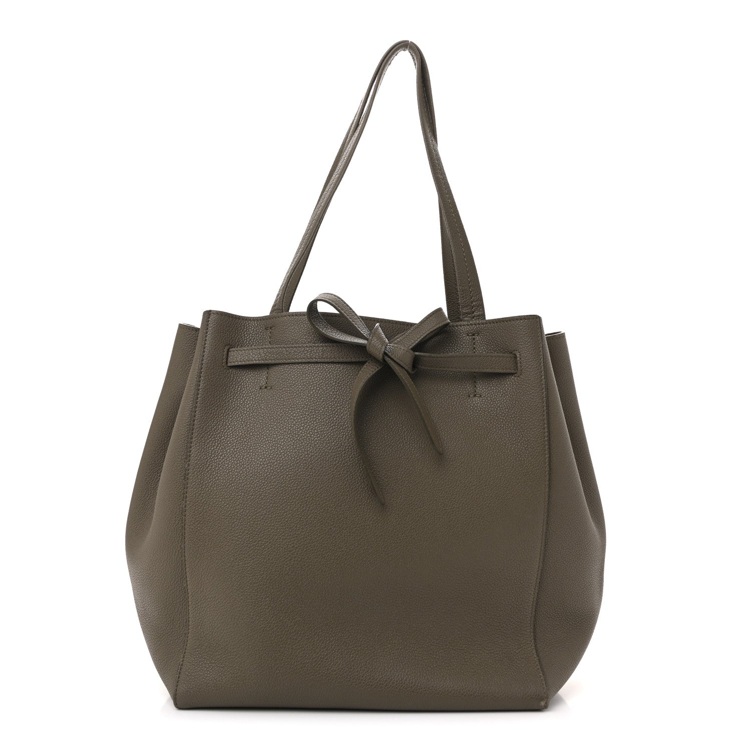 Celine Soft Grained Calfskin Small Belt Cabas Phantom Taupe 1 of 13